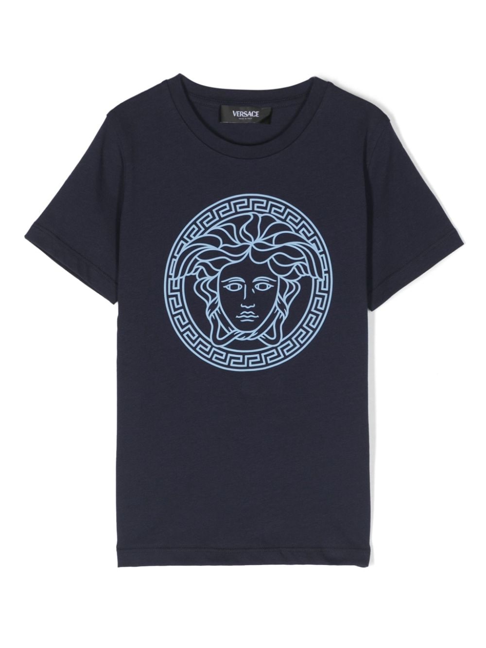 Versace Kids T-Shirt mit Medusa Head-Print - Blau von Versace Kids