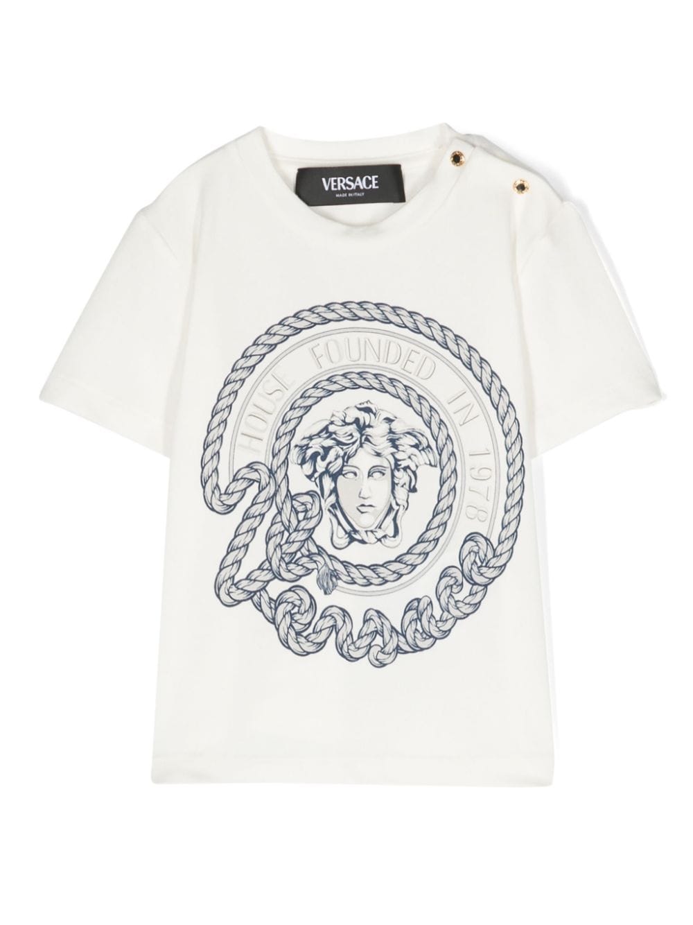 Versace Kids Medusa T-Shirt - Weiß von Versace Kids