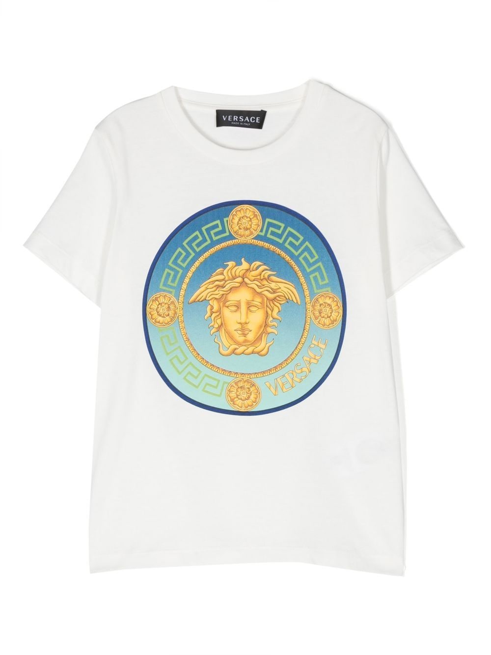 Versace Kids T-Shirt mit Medusa - Blau von Versace Kids