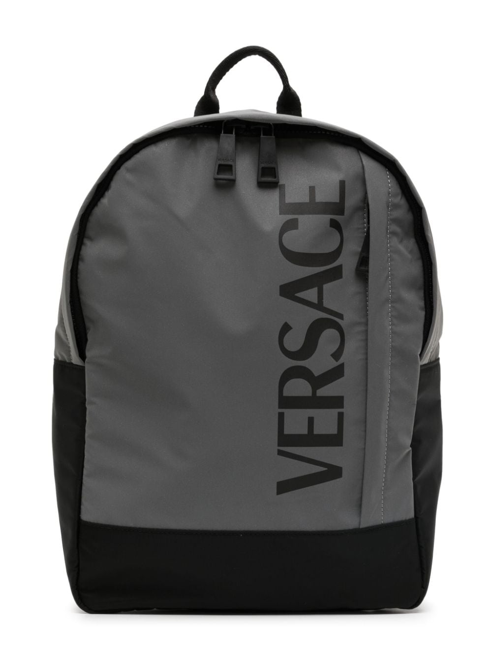 Versace Kids Rucksack mit Logo-Print - Grau von Versace Kids