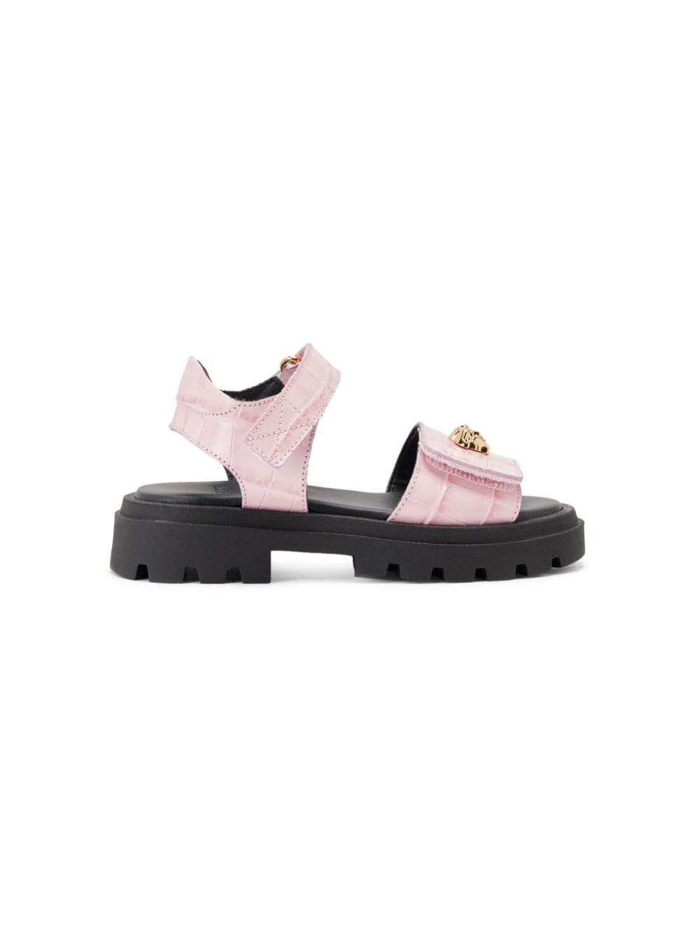 Versace Kids Sandalen mit Medusa-Schild - Rosa von Versace Kids