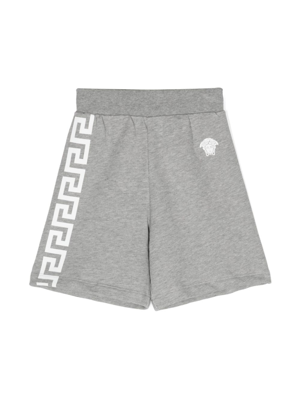 Versace Kids Shorts mit Greca-Print - Grau von Versace Kids