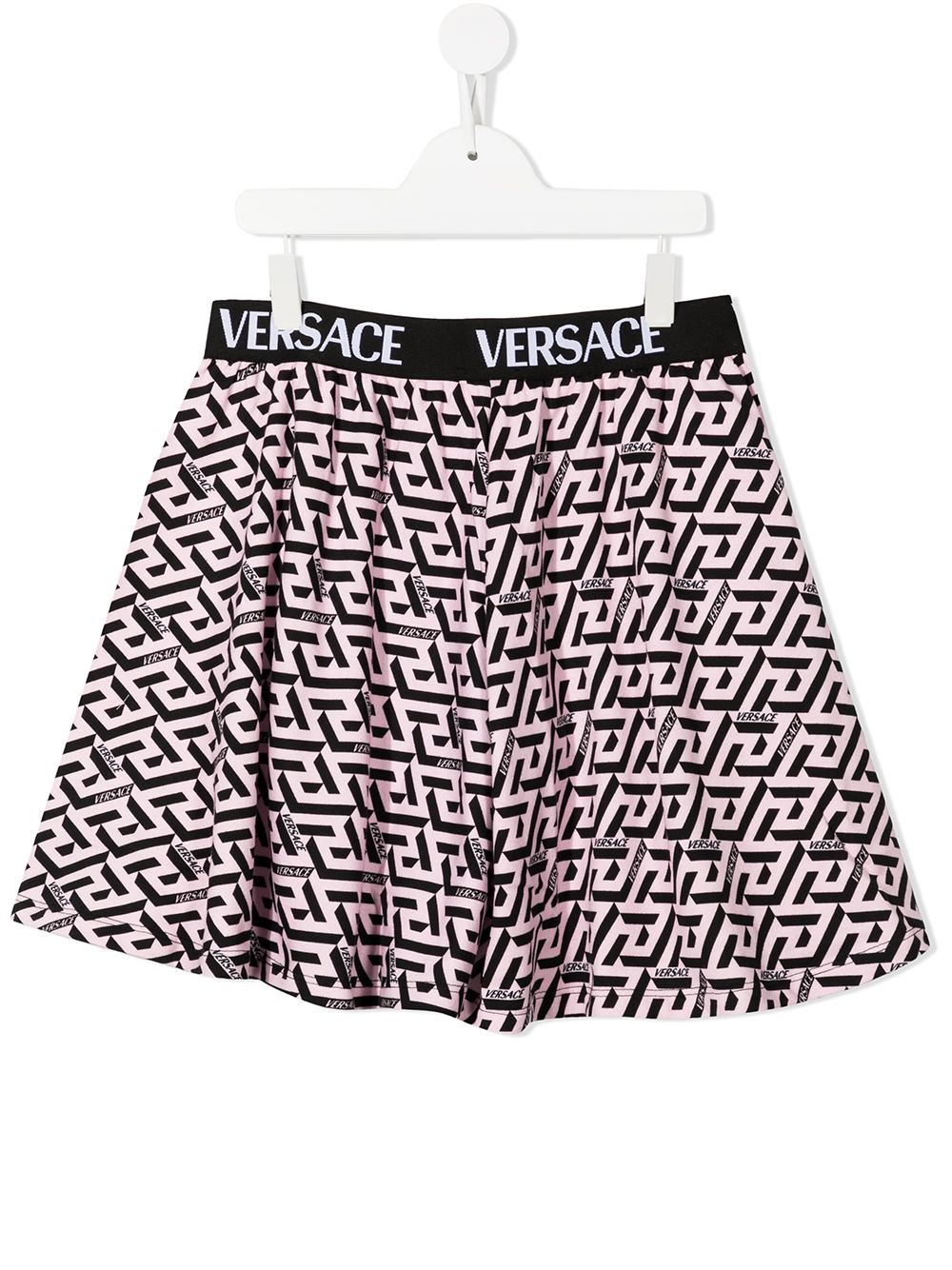 Versace Kids Shorts mit La Greca-Print - Rosa von Versace Kids