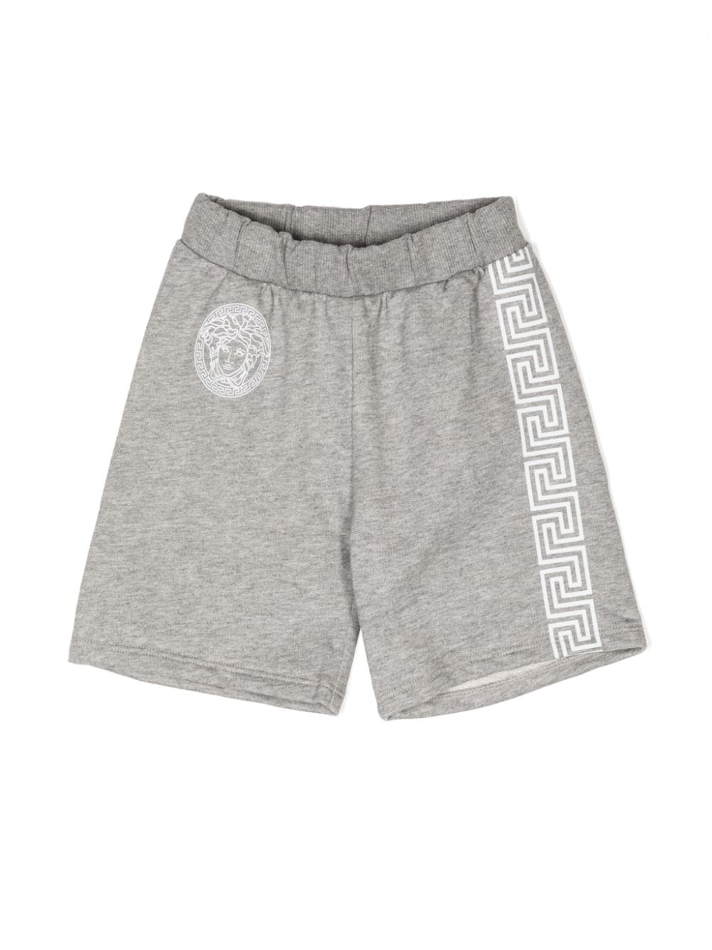 Versace Kids Greca Joggingshorts aus Baumwolle - Grau von Versace Kids