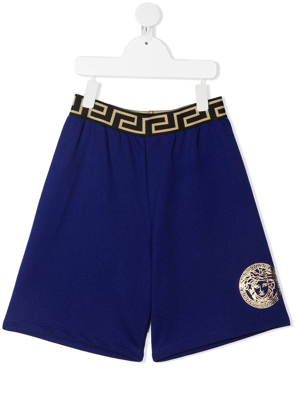 Versace Kids Shorts mit Medusa-Logo - Blau von Versace Kids