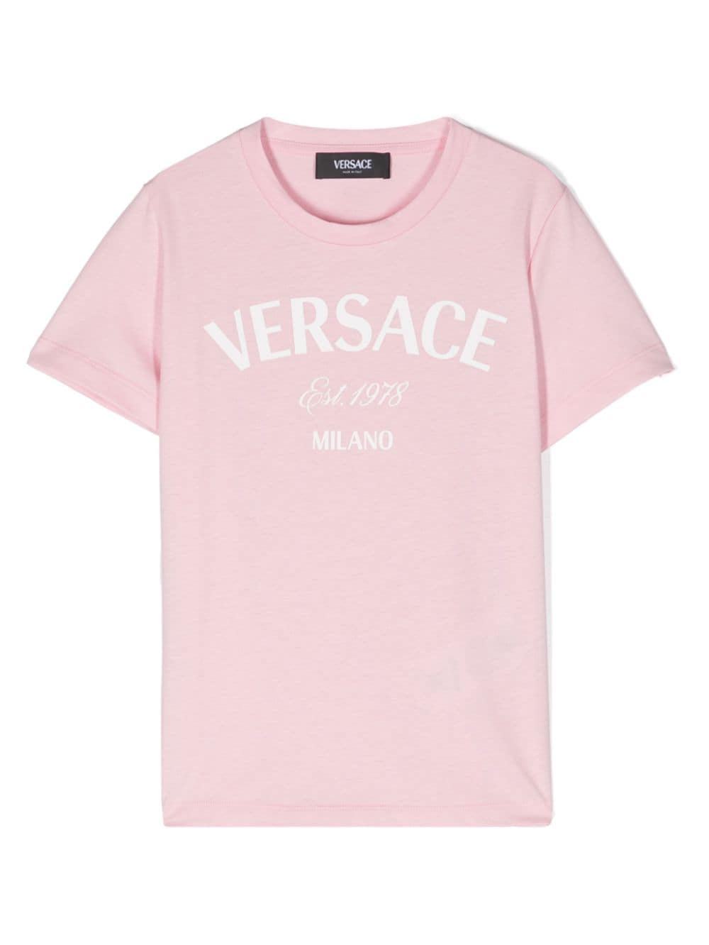 Versace Kids T-Shirt mit Logo-Print - Rosa von Versace Kids