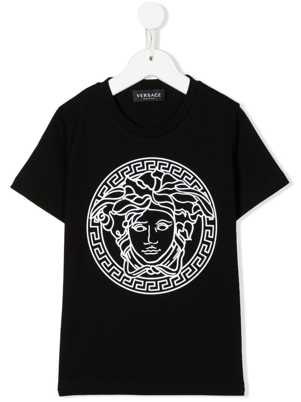 Versace Kids T-Shirt mit Medusa-Print - Schwarz von Versace Kids