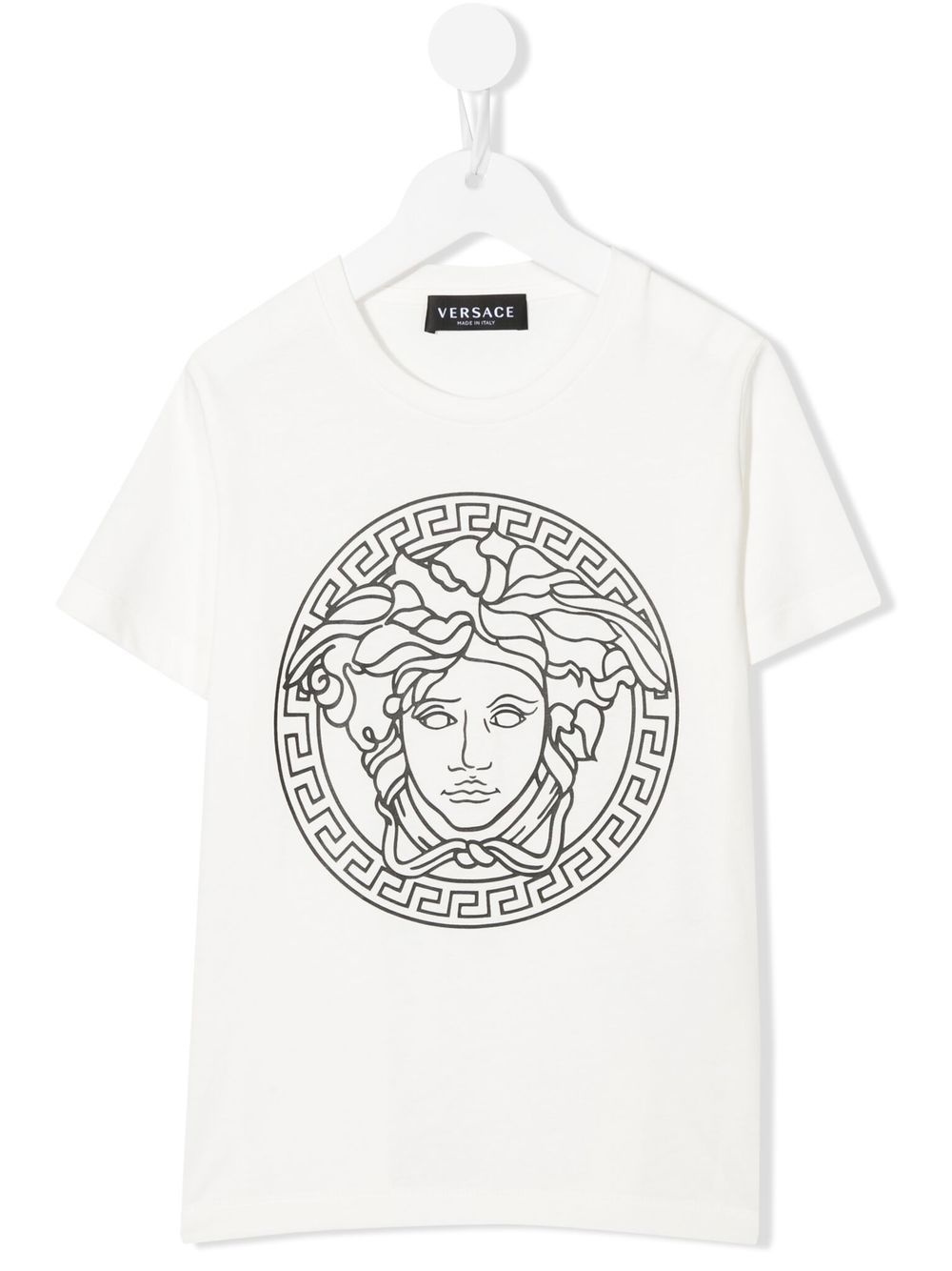 Versace Kids T-Shirt mit Medusa-Print - Weiß von Versace Kids