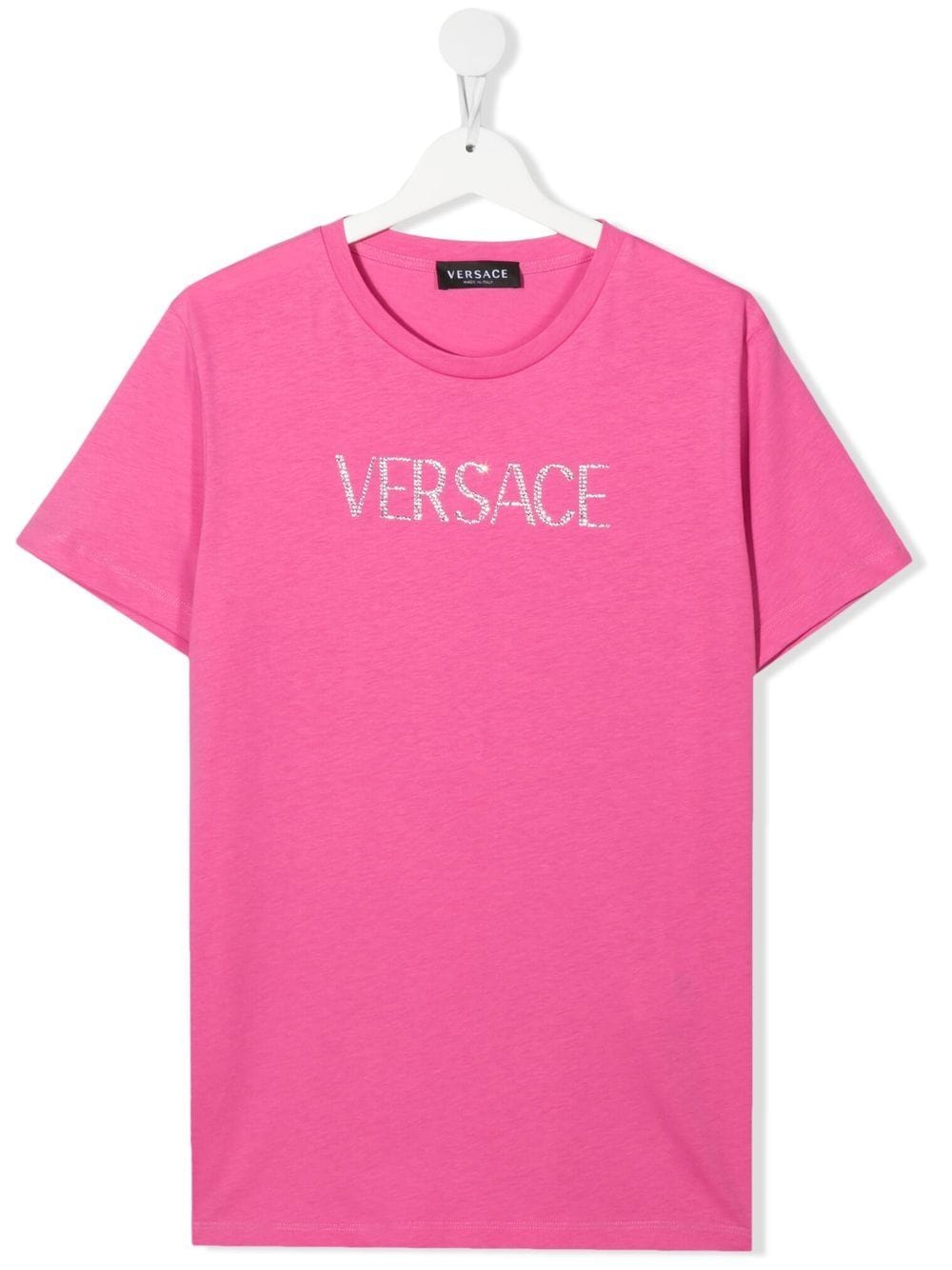 Versace Kids T-Shirt mit Schmucksteinen - Rosa von Versace Kids