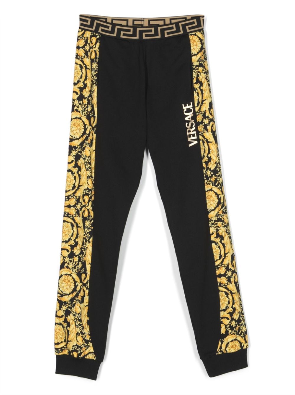 Versace Kids Jogginghose mit Barocco Kids-Print - Schwarz von Versace Kids