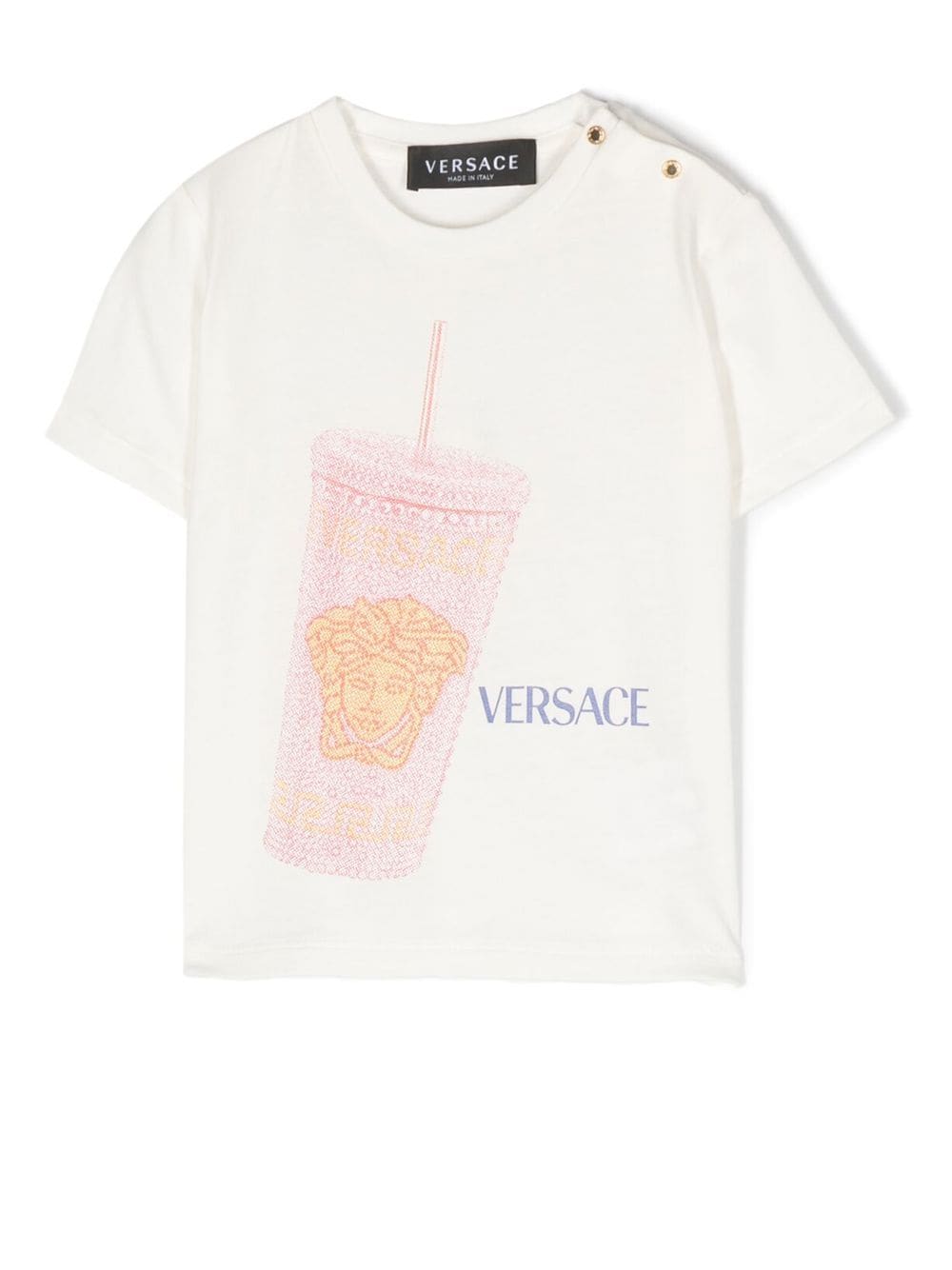 Versace Kids T-Shirt mit grafischem Print - Weiß von Versace Kids