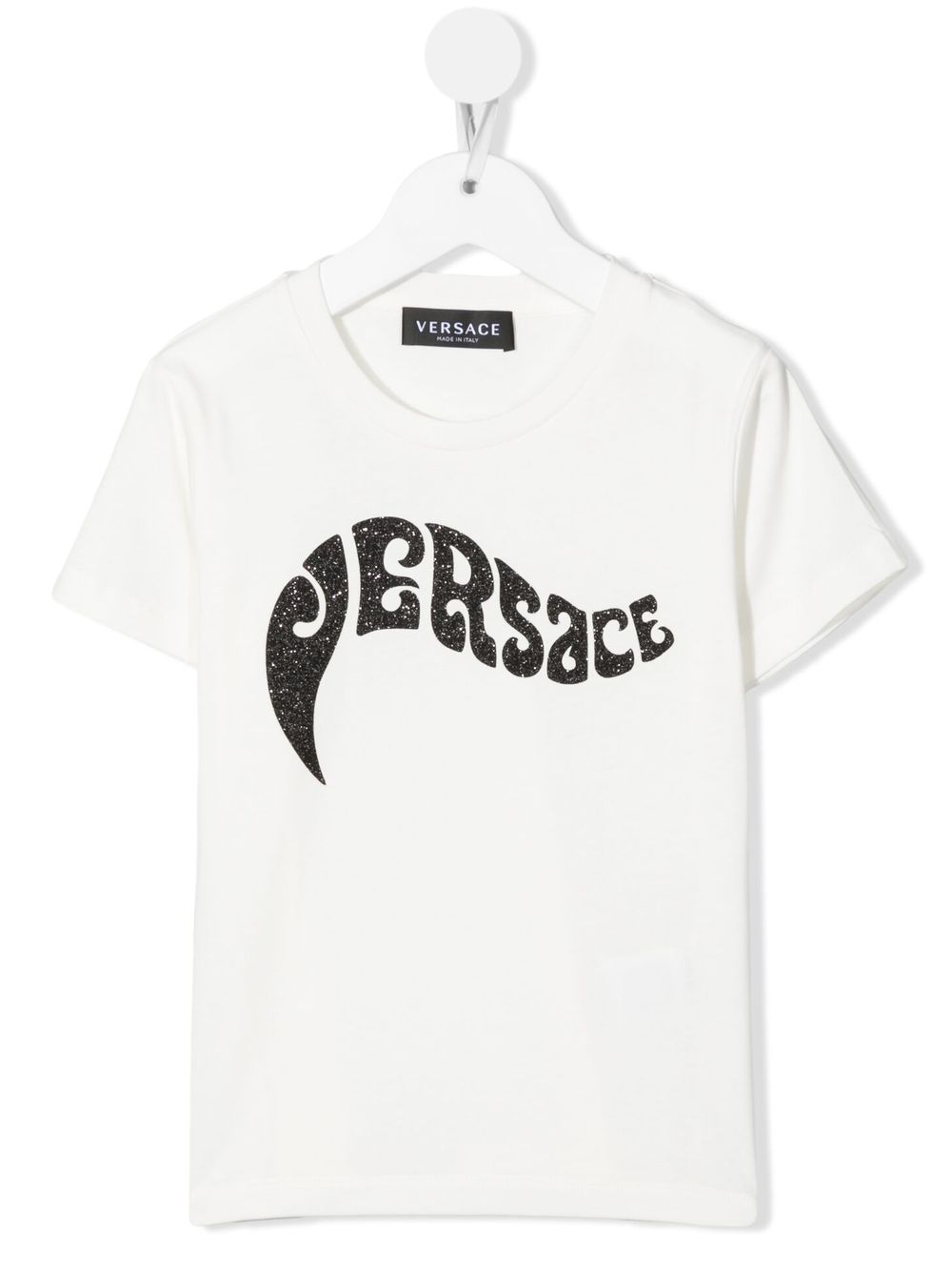 Versace Kids T-Shirt mit Logo-Print - Weiß von Versace Kids