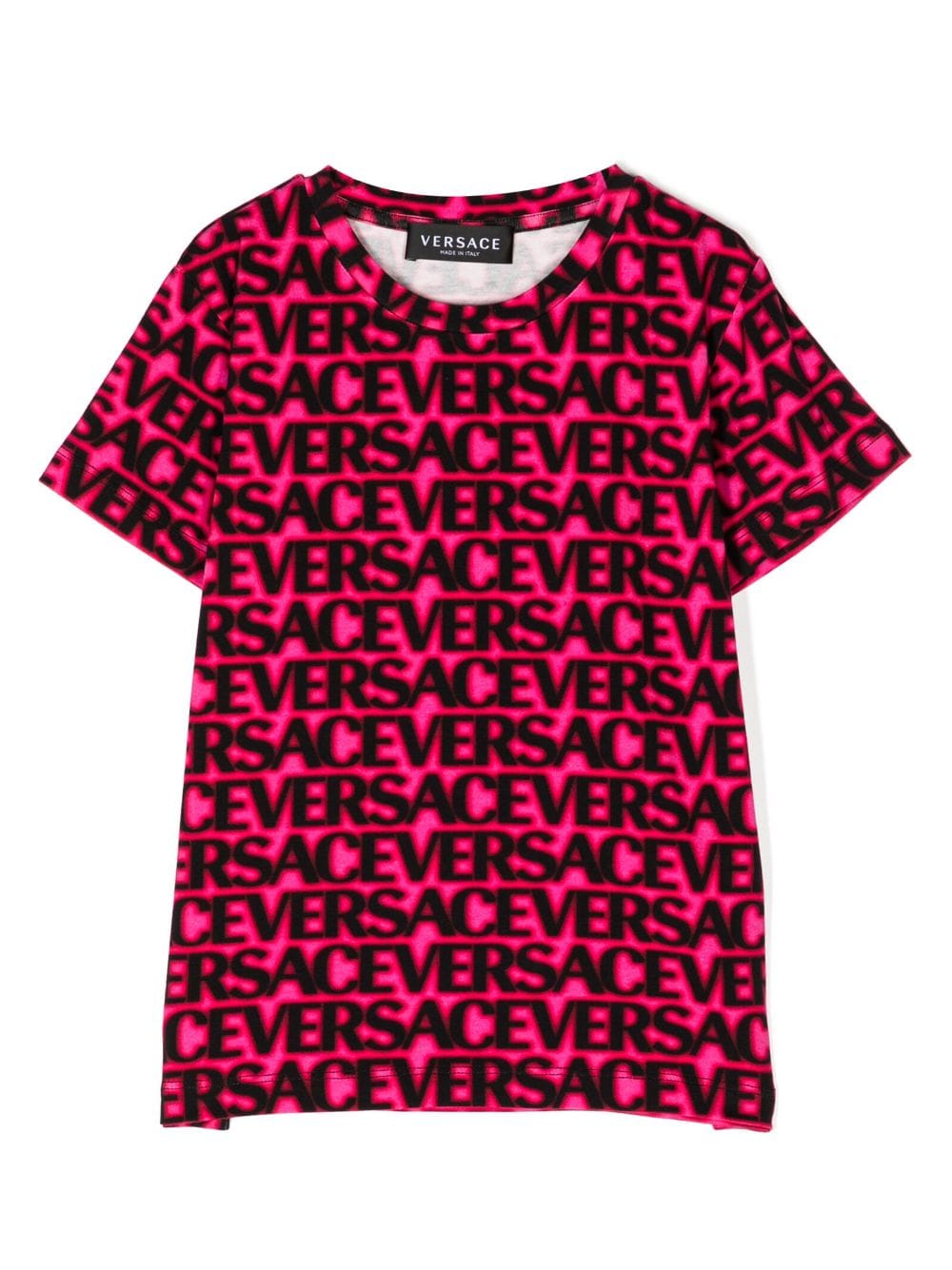 Versace Kids T-Shirt mit Logo-Print - Rosa von Versace Kids