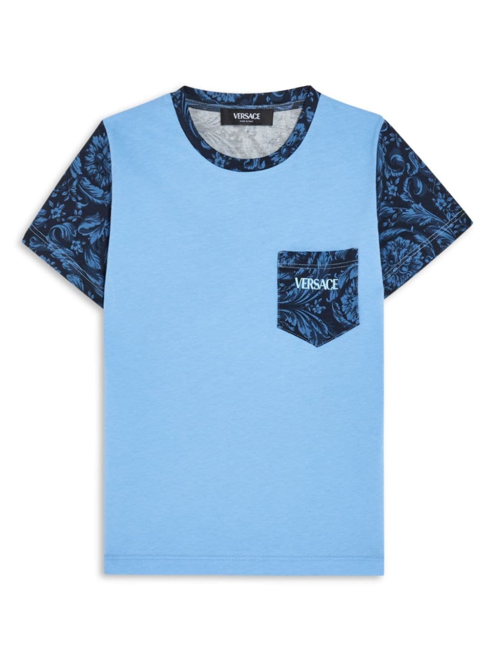 Versace Kids T-Shirt mit Logo-Print - Blau von Versace Kids