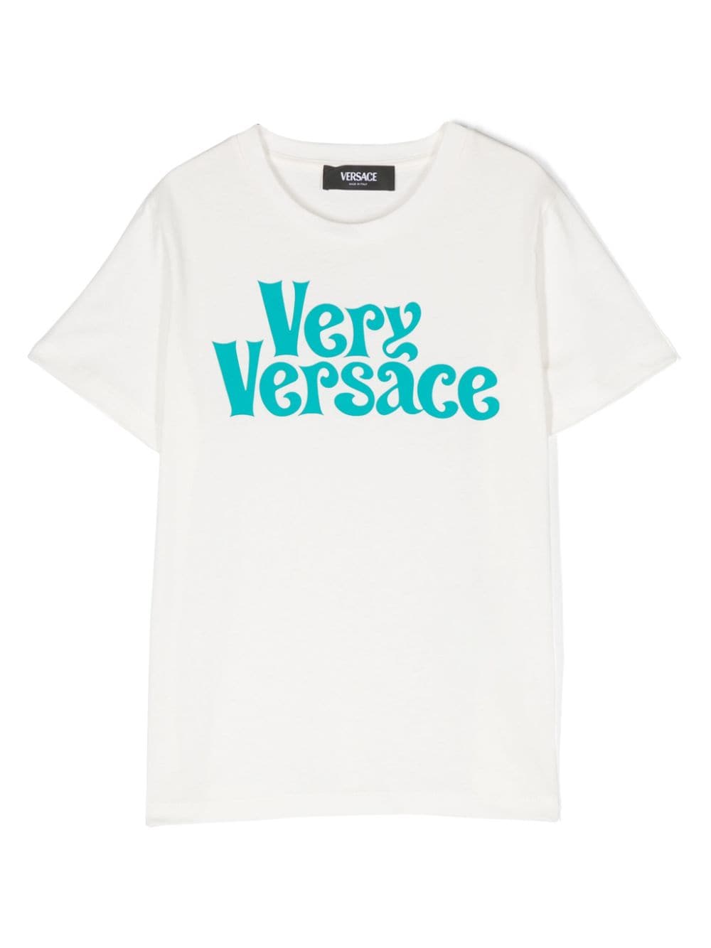Versace Kids T-Shirt mit Logo-Print - Weiß von Versace Kids