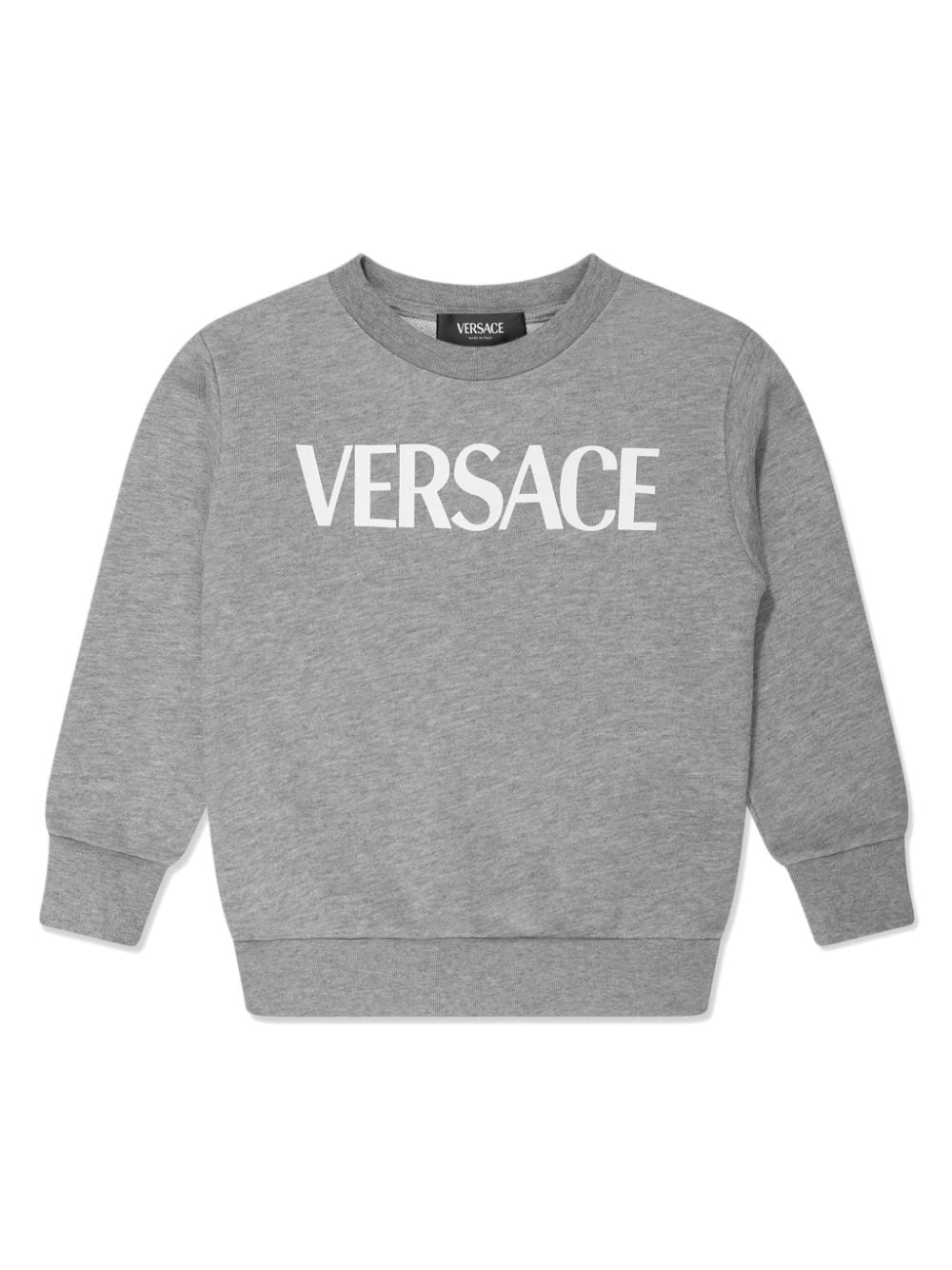 Versace Kids Sweatshirt mit Logo-Print - Grau von Versace Kids