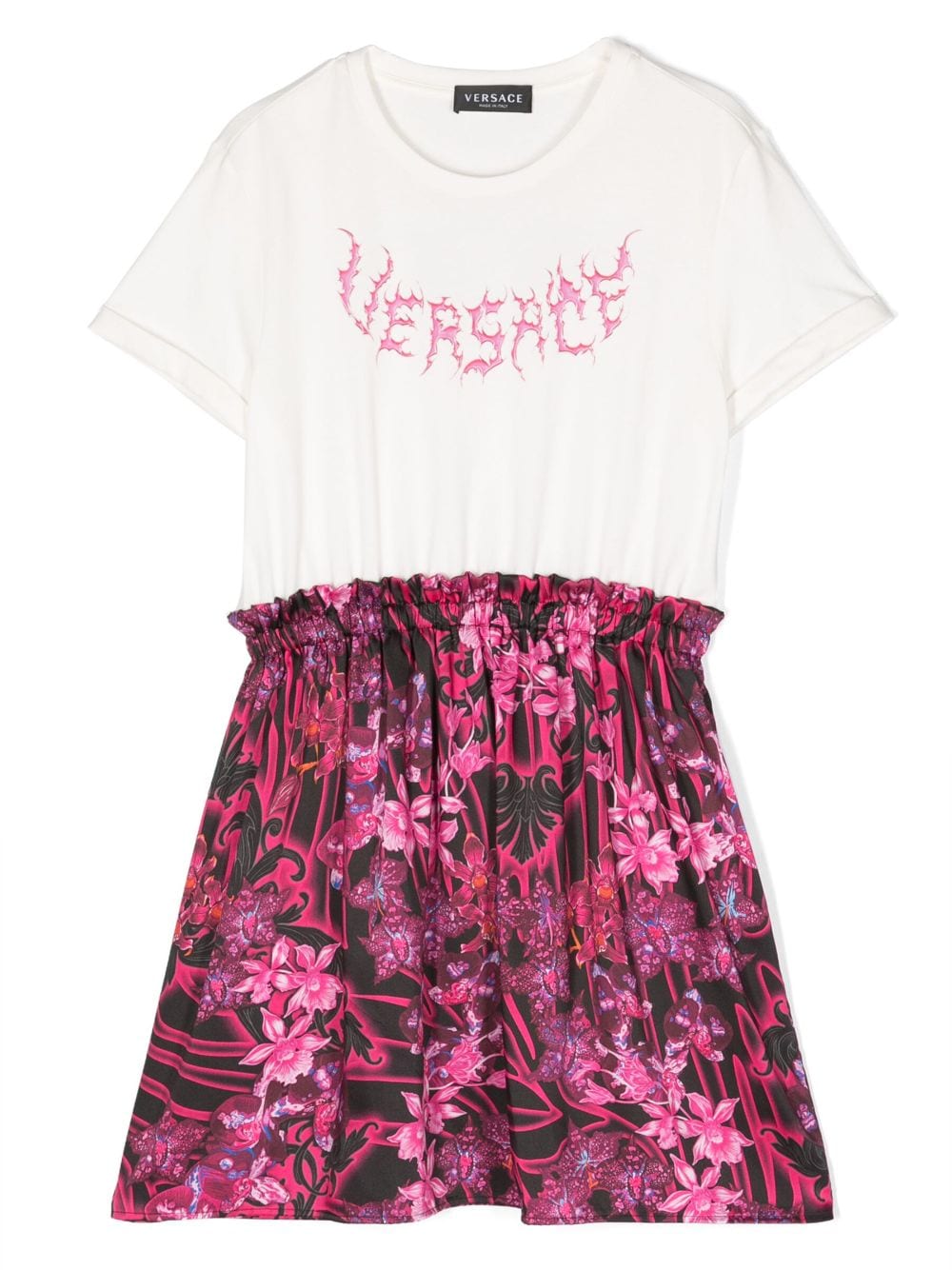 Versace Kids T-Shirtkleid im Layering-Look - Rosa von Versace Kids