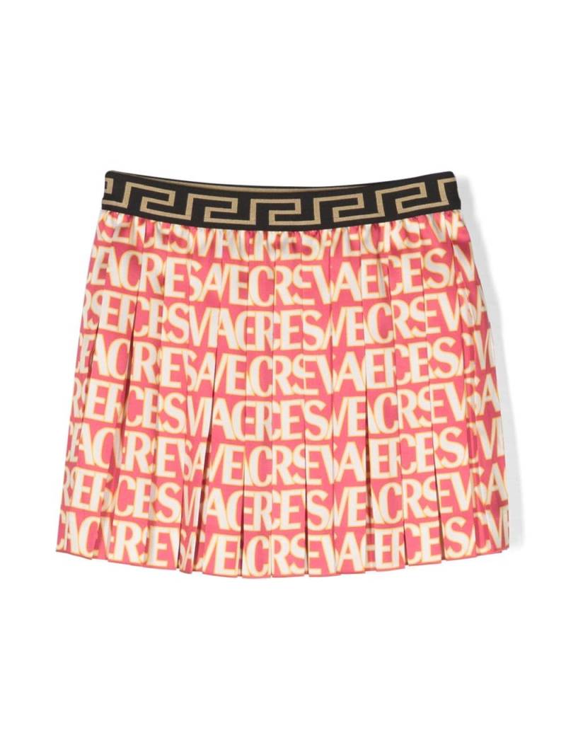 Versace Kids Minirock mit Falten - Rosa von Versace Kids