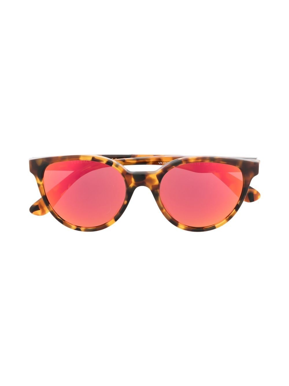 Versace Kids Runde Sonnenbrille in Schildpattoptik - Braun von Versace Kids