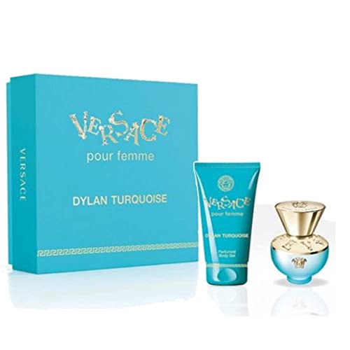 VERSACE Pour Femme Dylan Turquoise Set Für Damen (EDT 30ml + Köpergel 50ml) von Versace