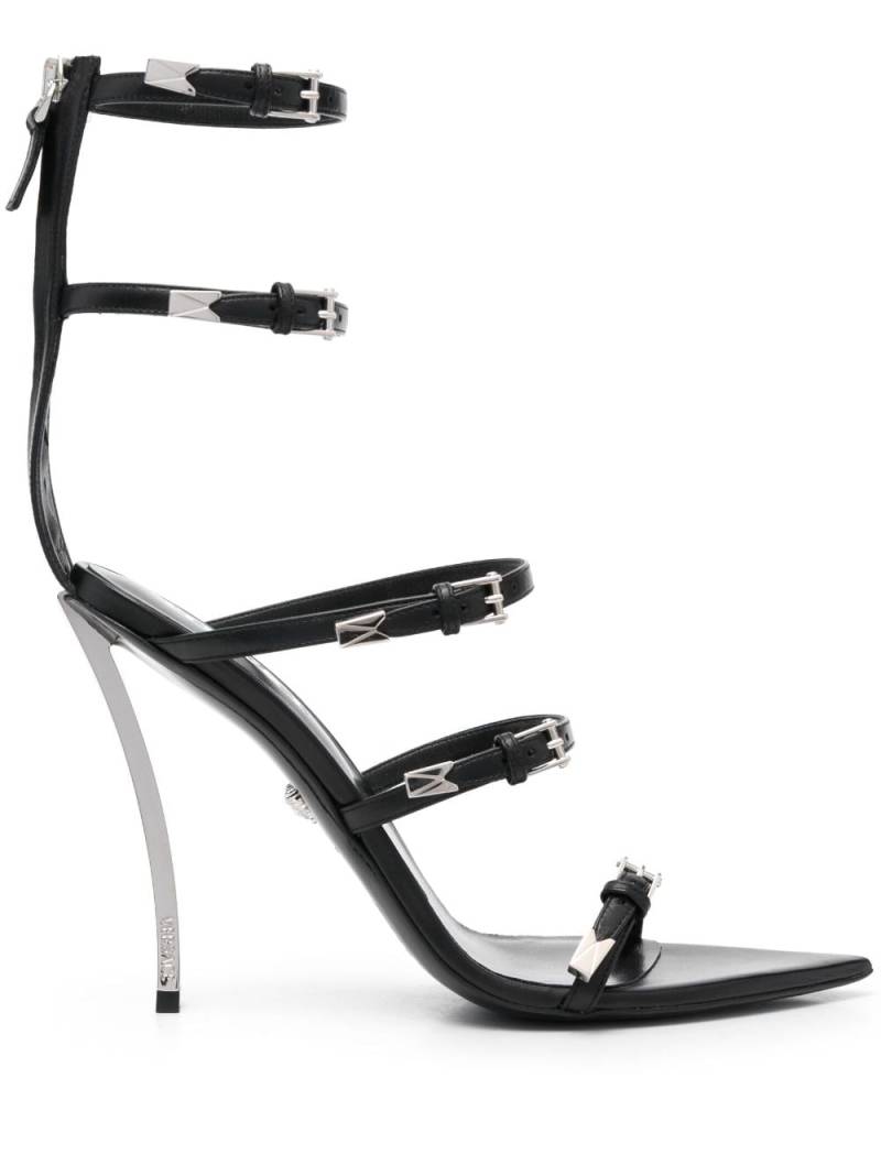 Versace Sandalen mit Riemen 120mm - Schwarz von Versace