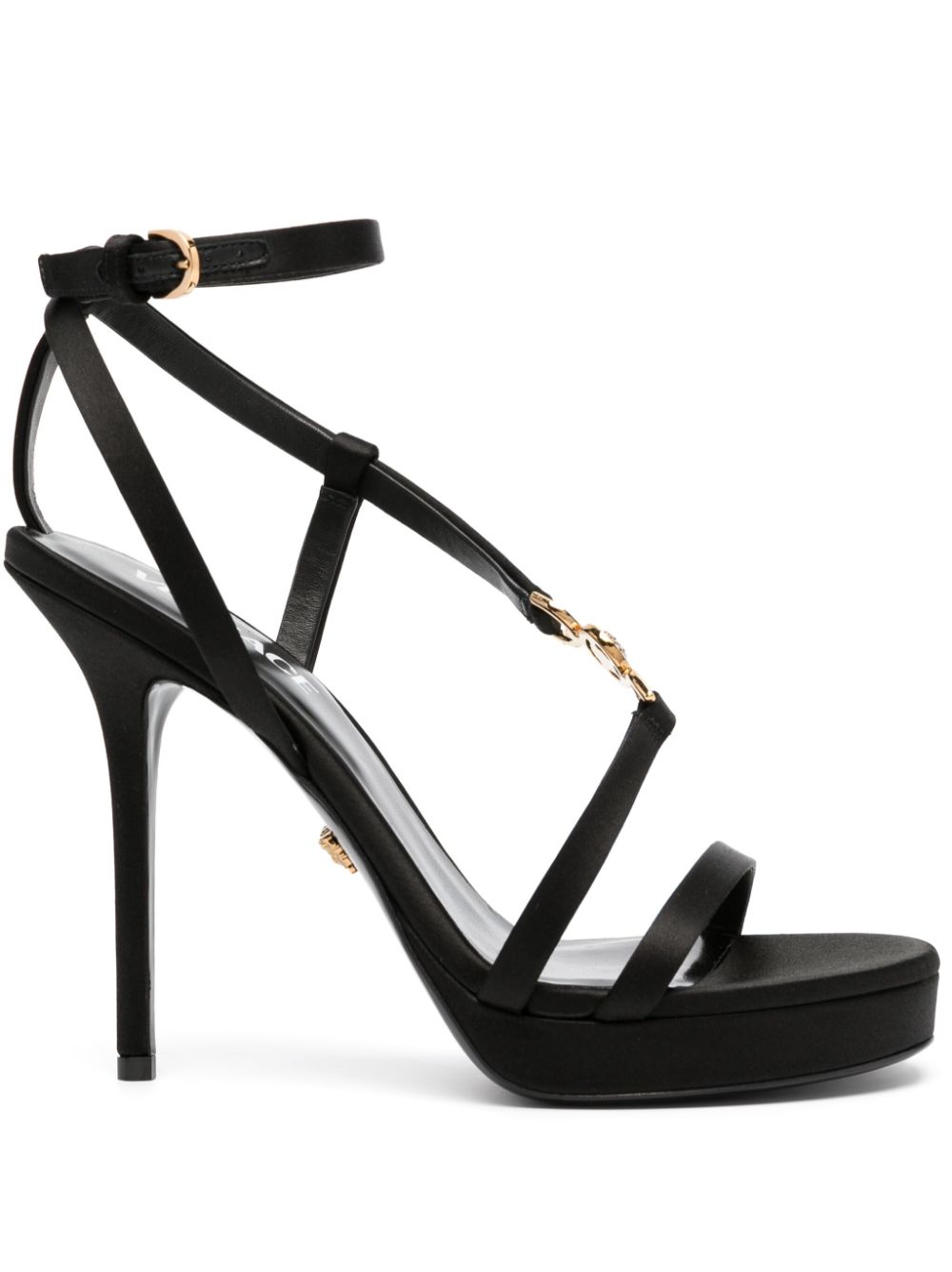 Versace Medusa Stiletto-Sandalen 125mm - Schwarz von Versace