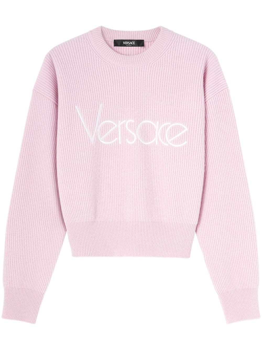 Versace 1978 Re-Edition Pullover mit Logo - Rosa von Versace