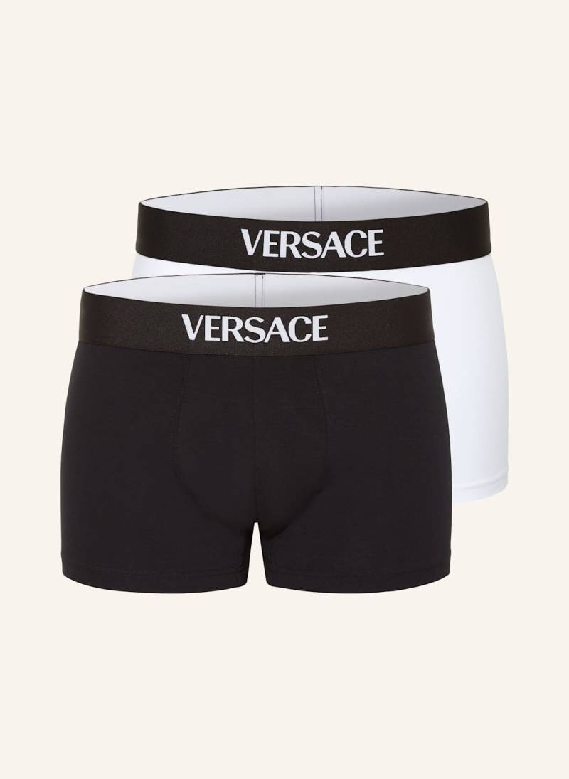 Versace 2er-Pack Boxershorts schwarz von Versace