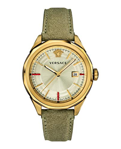 Versace Armbanduhr Herren Quarz Lederarmband VERA00318 von Versace