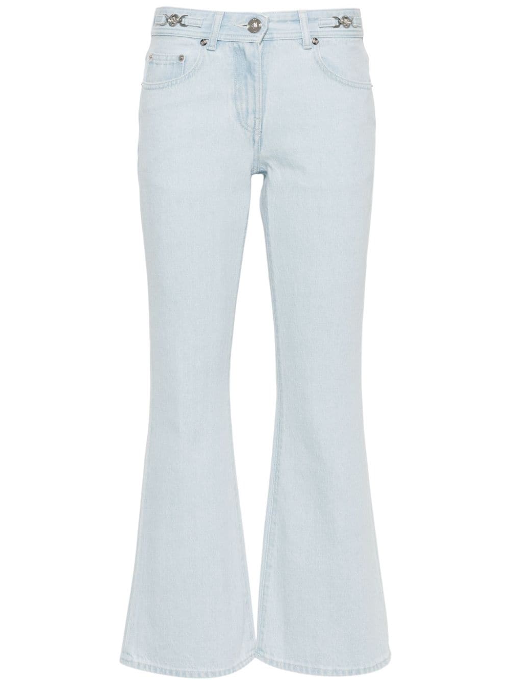 Versace Ausgestellte Cropped-Jeans - Blau von Versace