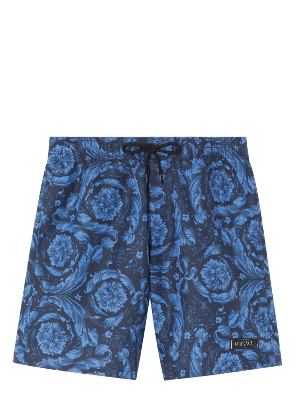 Versace Badeshorts mit Barocco-Print - Blau von Versace