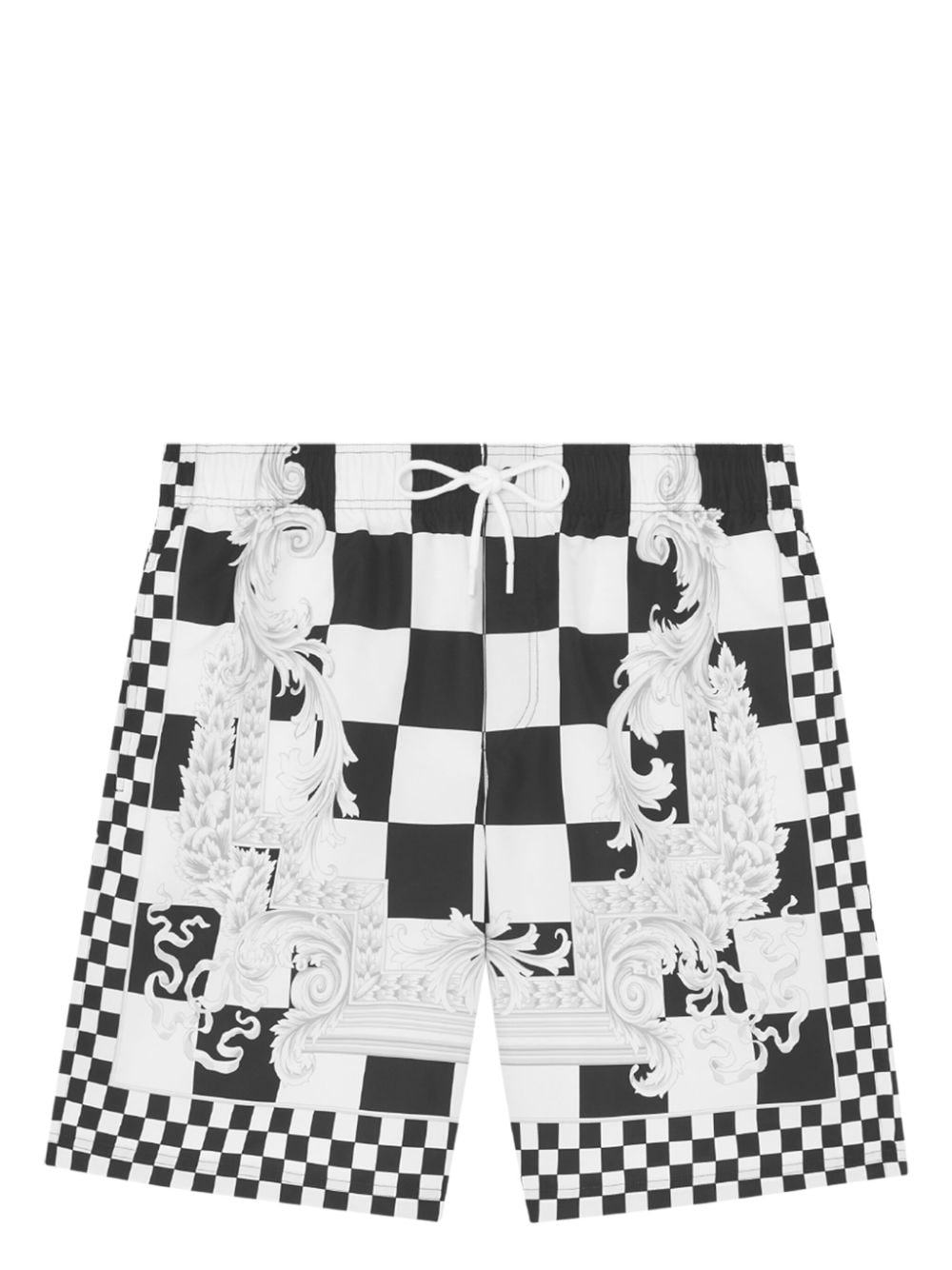 Versace Badeshorts mit Barocco-Print - Schwarz von Versace