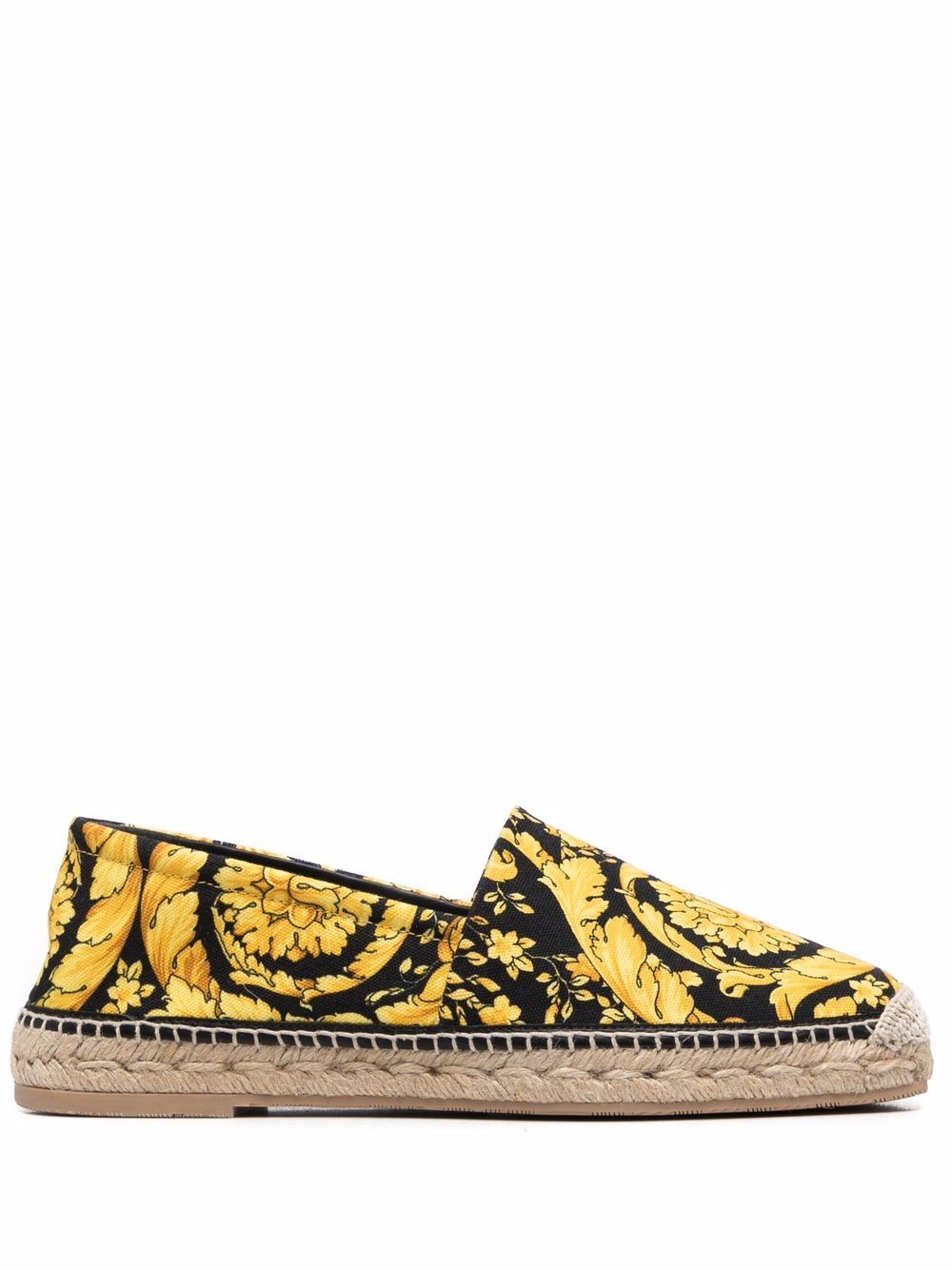 Versace Espadrilles mit Barock-Print - Gelb von Versace