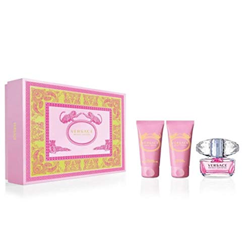 Versace Bright Crystal Eau De Toilette Spray Set 3 Piezas - 50 ml von Versace