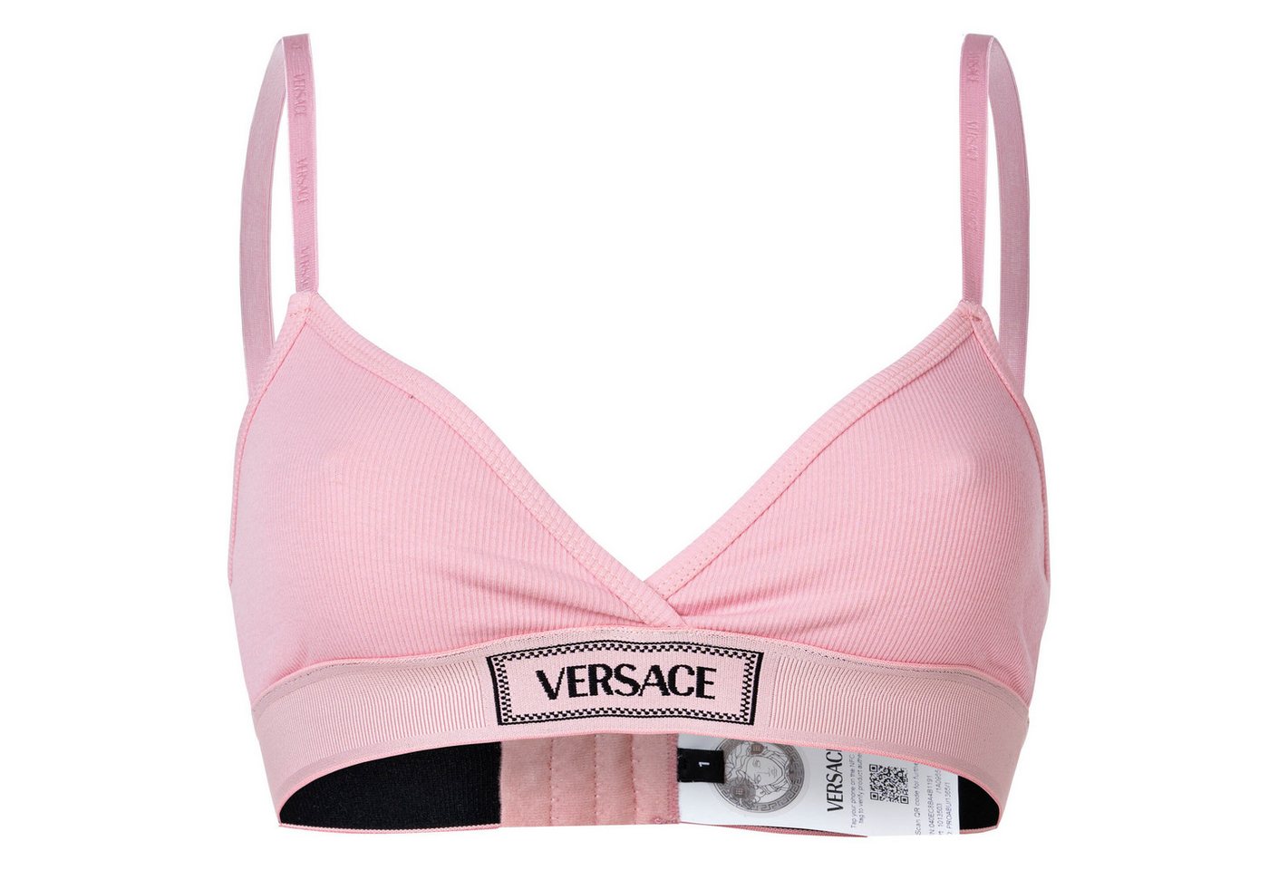 Versace Bustier Damen Bustier RIB - Triangel-Bralette, Rippstrick von Versace