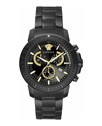 Versace Chrono Herrenuhren VE2E00621, schwarz, Neue Chrono von Versace