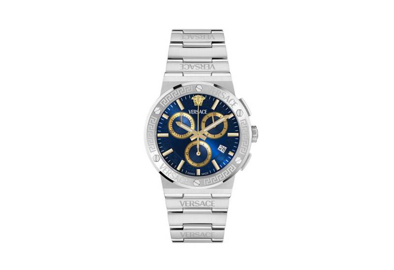 Versace Chronograph GRECA LOGO CHRONO RESTYLE VEKMA0225, Quarzuhr, Armbanduhr, Damenuhr, Herrenuhr, Swiss Made von Versace