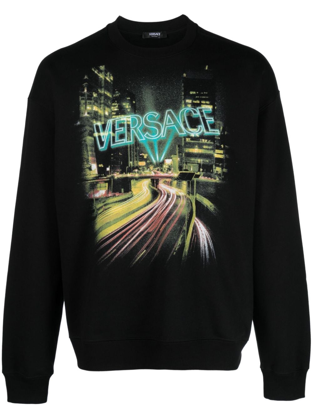 Versace City Lights Sweatshirt - Schwarz von Versace