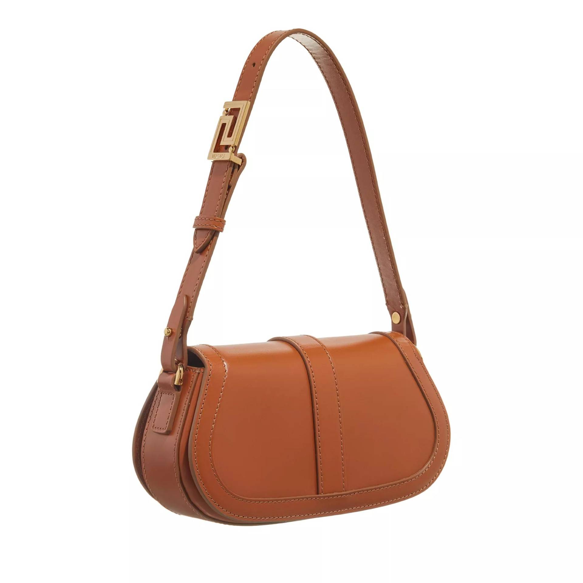Versace Crossbody Bags - Mini Bag Calf Leather - Gr. unisize - in Braun - für Damen von Versace