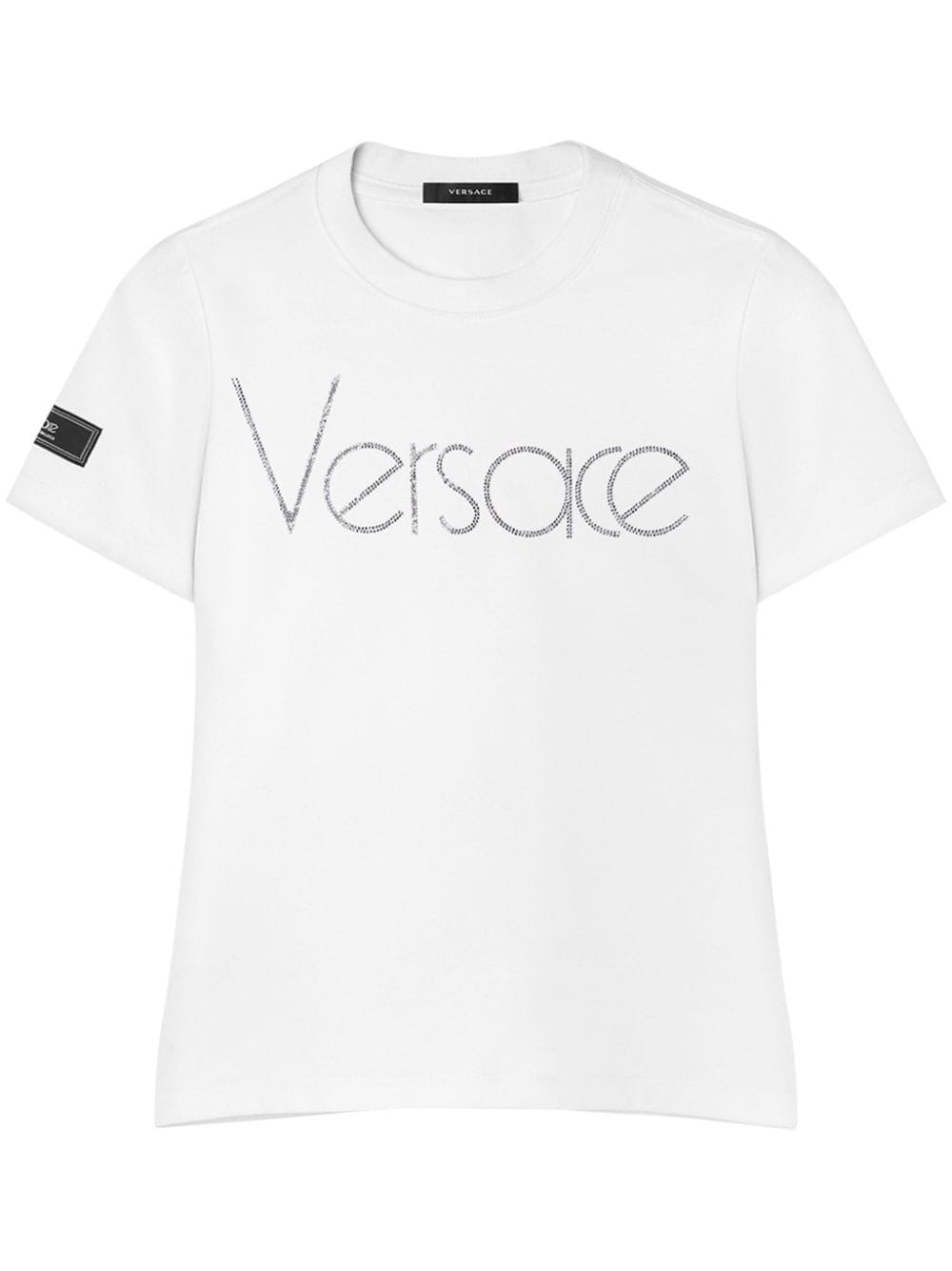Versace Crystal 1978 T-Shirt mit Logo - Weiß von Versace