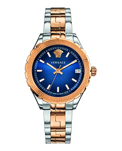 Versace Damen Analog Quarz Uhr mit Edelstahl Armband V12060017 von Versace