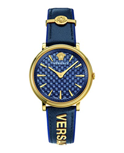 Versace Damen Analog Quarz Uhr mit Edelstahl Armband VE81012 19 von Versace
