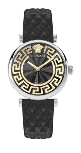 Versace Damen Analog Quarz Uhr mit Edelstahl Armband mid-39733 von Versace