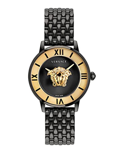 Versace Damen Armbanduhr 38 mm Armband Edelstahl LA Medusa von Versace