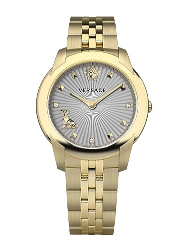 Versace Damen Armbanduhr Audrey 38 mm Armband Edelstahl VELR01019 von Versace