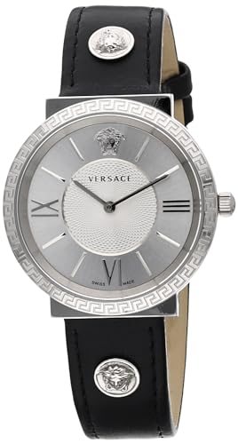 Versace Damen Armbanduhr Glam.Lady 36 D/WH-SI S/BLK SS V289 VEVE001 19 von Versace