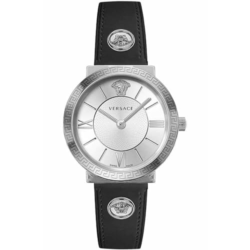 Versace Damen Armbanduhr Glam.Lady 36 D/WH-SI S/BLK SS V289 VEVE001 19 von Versace