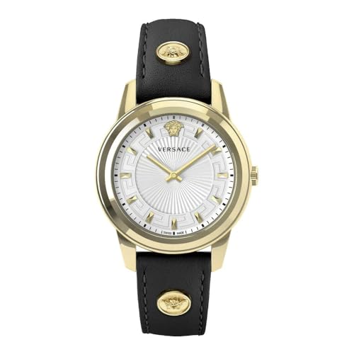 Versace Damen Uhr Armbanduhr Leder Greca VEPX01021 von Versace