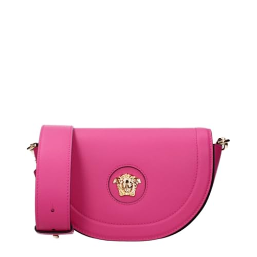 Versace Damen Umhängetasche Fuchsia Leder von Versace