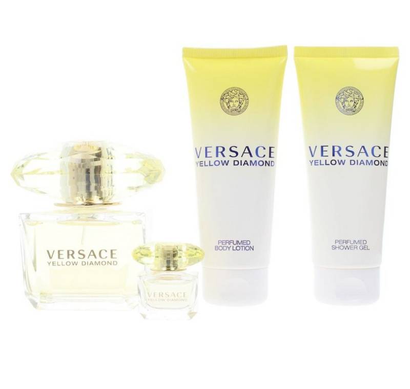 Versace Duft-Set GELBES DIAMANTGEHÄUSE 3 Stück von Versace